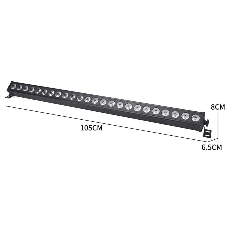 LED bar šviesos efektas Light4Me Deco Bar 24 RGB IR