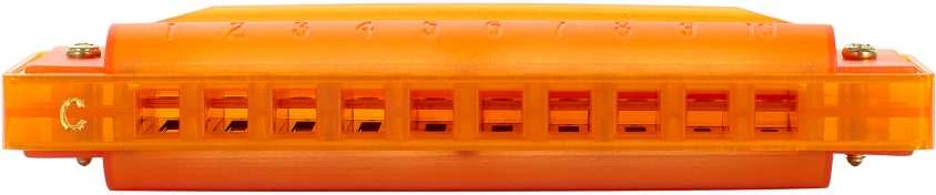 Lūpinė armonikėlė C Cascha Fun Blues oranžinė HH 2276