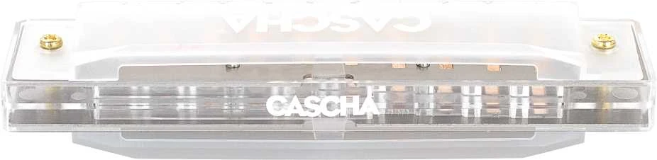 Lūpinė armonikėlė C Cascha Fun Blues permatoma HH 2277
