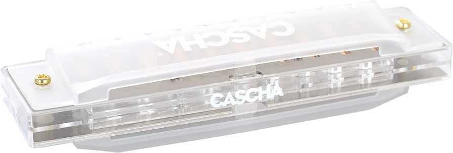 Lūpinė armonikėlė C Cascha Fun Blues permatoma HH 2277