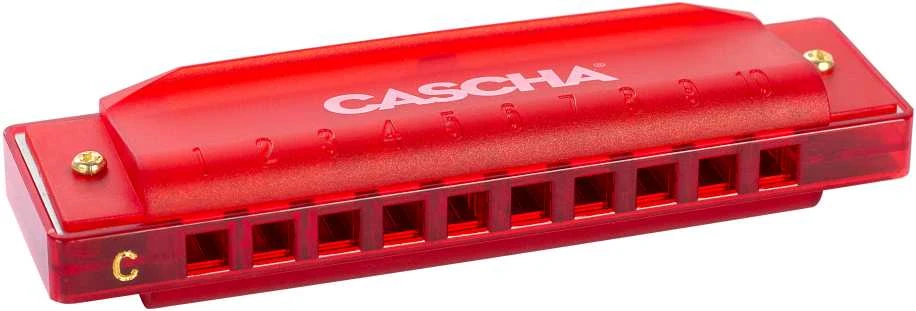 Lūpinė armonikėlė C Cascha Fun Blues raudona HH 2273