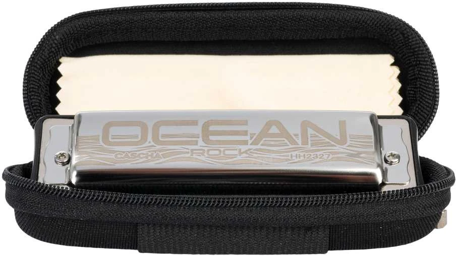 Lūpinė armonikėlė C Cascha Ocean Rock Blues Diatonic juoda HH 2327