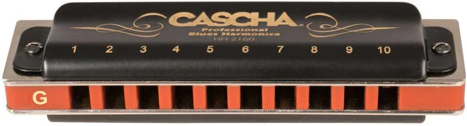 Lūpinė armonikėlė G Cascha Professional Blues Diatonic HH 2160