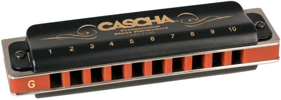 Lūpinė armonikėlė G Cascha Professional Blues Diatonic HH 2160