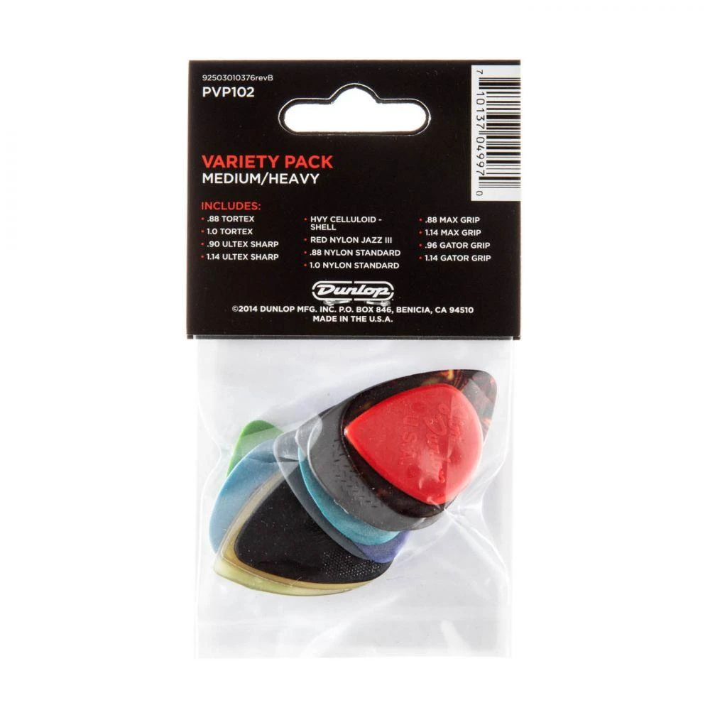 Mediatorių komplektas Dunlop MED/HVY PVP102
