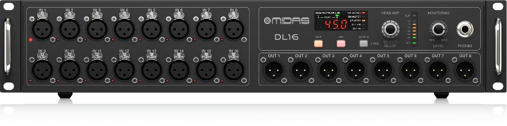 Midas Consoles Carruzzo Midas DL16 Digital Stagebox 16 w/8 w