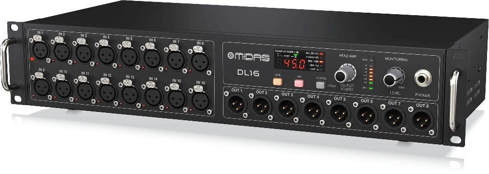 Midas Consoles Carruzzo Midas DL16 Digital Stagebox 16 w/8 w