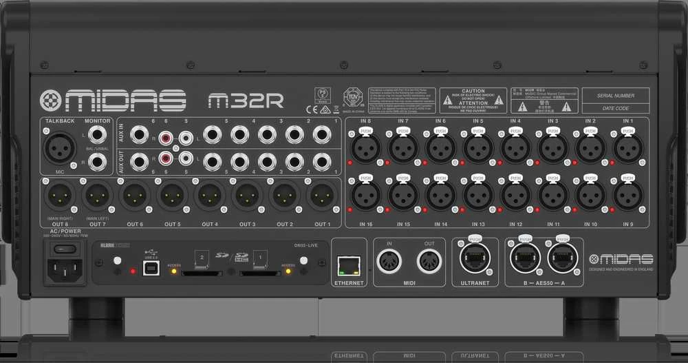 Carruzzo Midas Interactive Skaitmeninis garso pultas Midas M32R Live