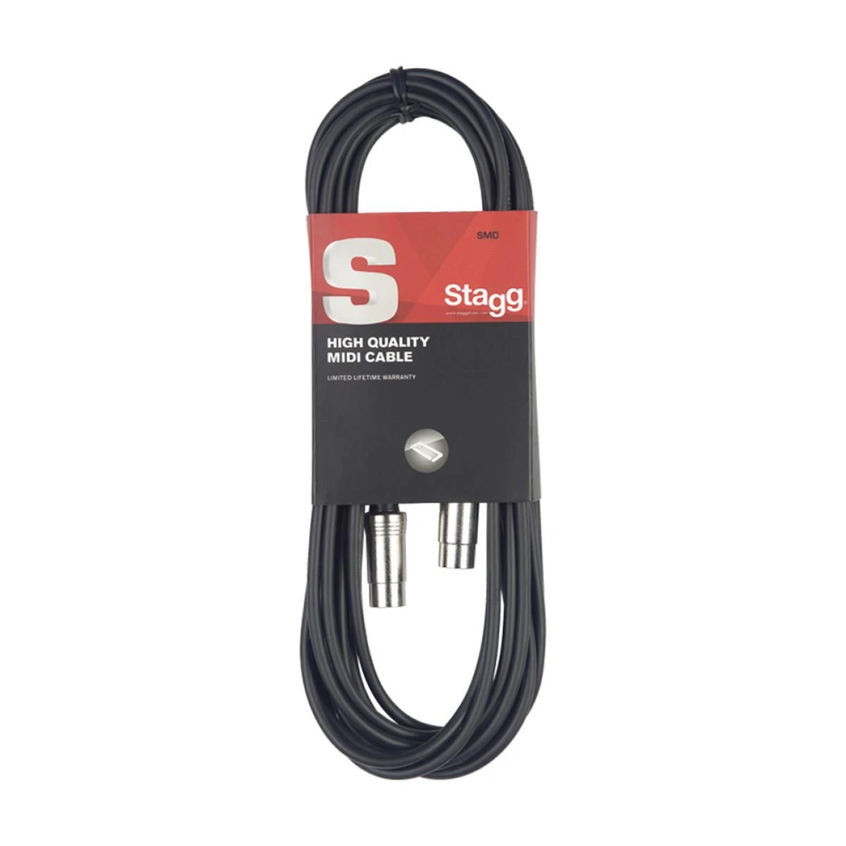 MIDI kabelis Stagg SMD1, 1m