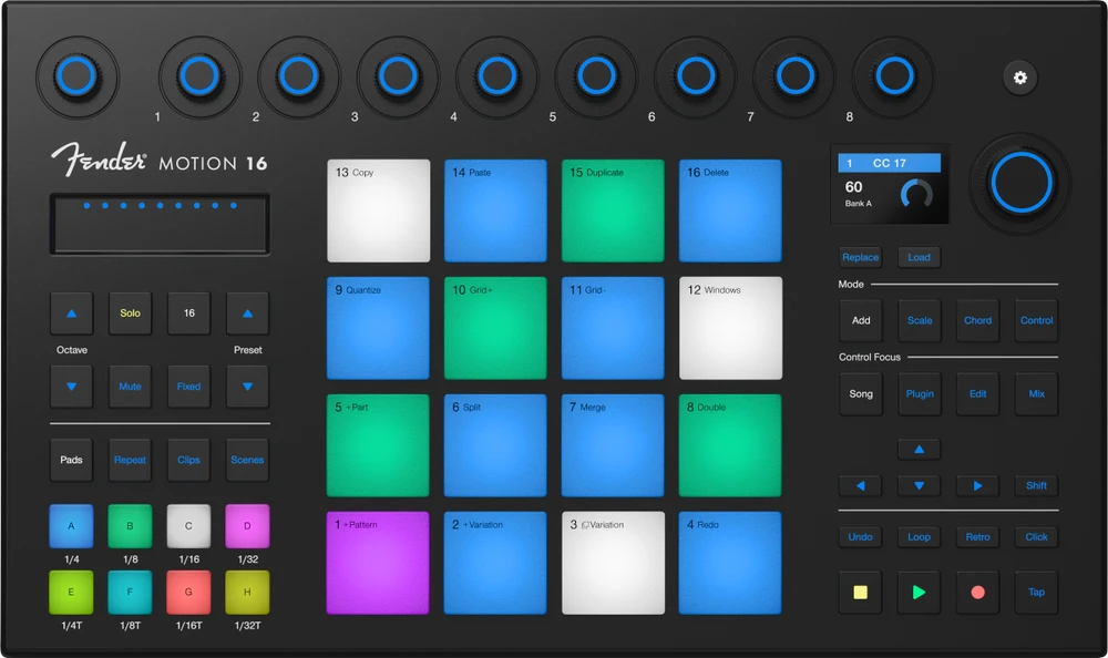 Midi valdiklis Fender Motion 16