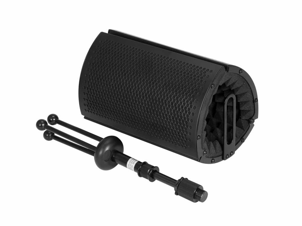 Mikrofono akustinis skydas su stovu Omnitronic AS-04