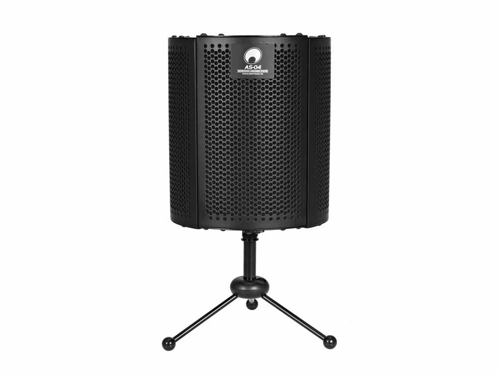 Mikrofono akustinis skydas su stovu Omnitronic AS-04