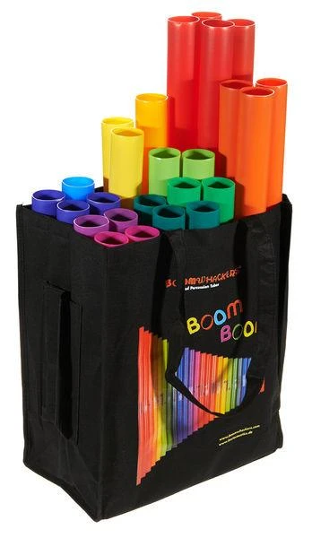 Mušamieji vamzdžiai Boomwhackers MG-BW Set 1 su Move&Groove dėklu