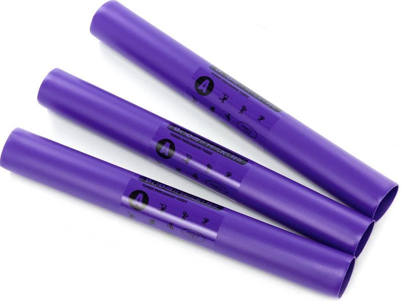Mušamieji vamzdžiai Boomwhackers MG-BW Set 3 su Move&Groove dėklu