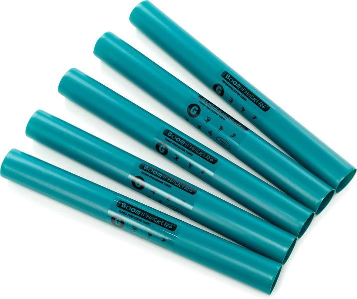 Mušamieji vamzdžiai Boomwhackers MG-BW Set 3 su Move&Groove dėklu