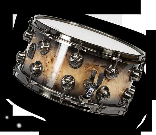 Natal Drums Solinis būgnas 14"x7" Natal Mappa Burl SD-MBB-BS47