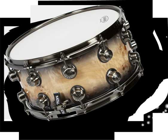 Natal Drums Solinis būgnas 14"x7" Natal Mappa Burl SD-MBB-BS47