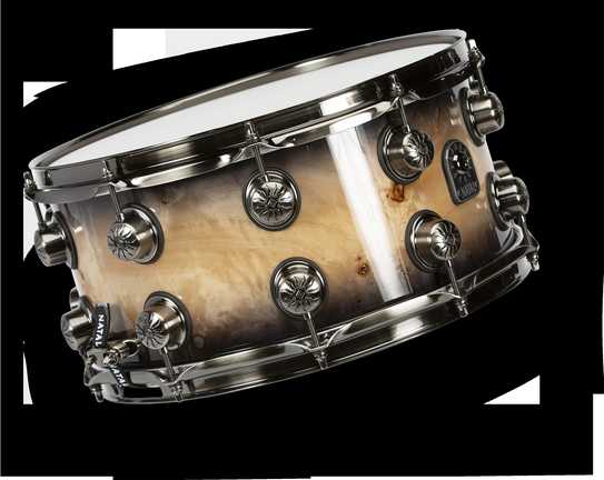 Natal Drums Solinis būgnas 14"x7" Natal Mappa Burl SD-MBB-BS47
