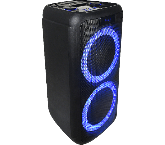 Ibiza FREESOUND400 NEŠIOJAMA GARSO SISTEMA SU AKUMULIATORIUMI BLUETOOTH/USB/TF/RC, 2X 8′′