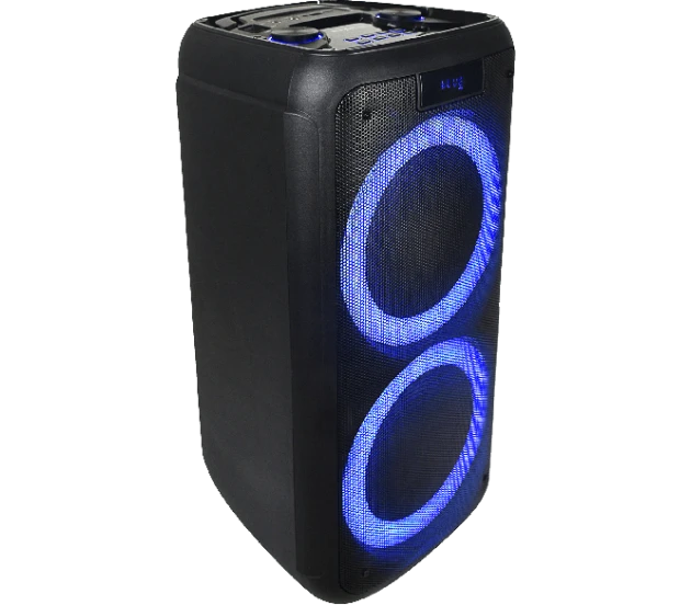 Ibiza FREESOUND400 NEŠIOJAMA GARSO SISTEMA SU AKUMULIATORIUMI BLUETOOTH/USB/TF/RC, 2X 8′′