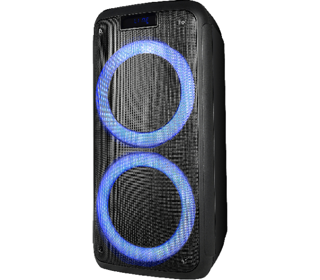 Ibiza FREESOUND400 NEŠIOJAMA GARSO SISTEMA SU AKUMULIATORIUMI BLUETOOTH/USB/TF/RC, 2X 8′′