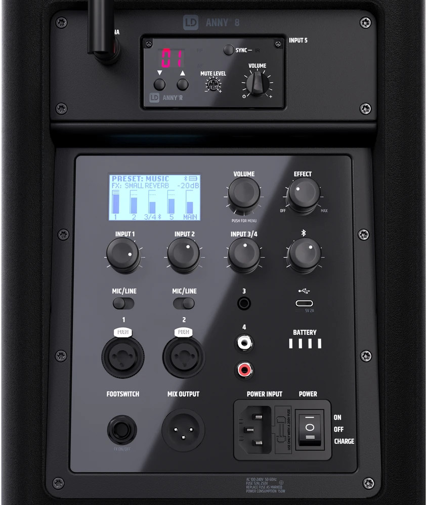 Nešiojama garso sistema LD Systems ANNY 8 HHD B5