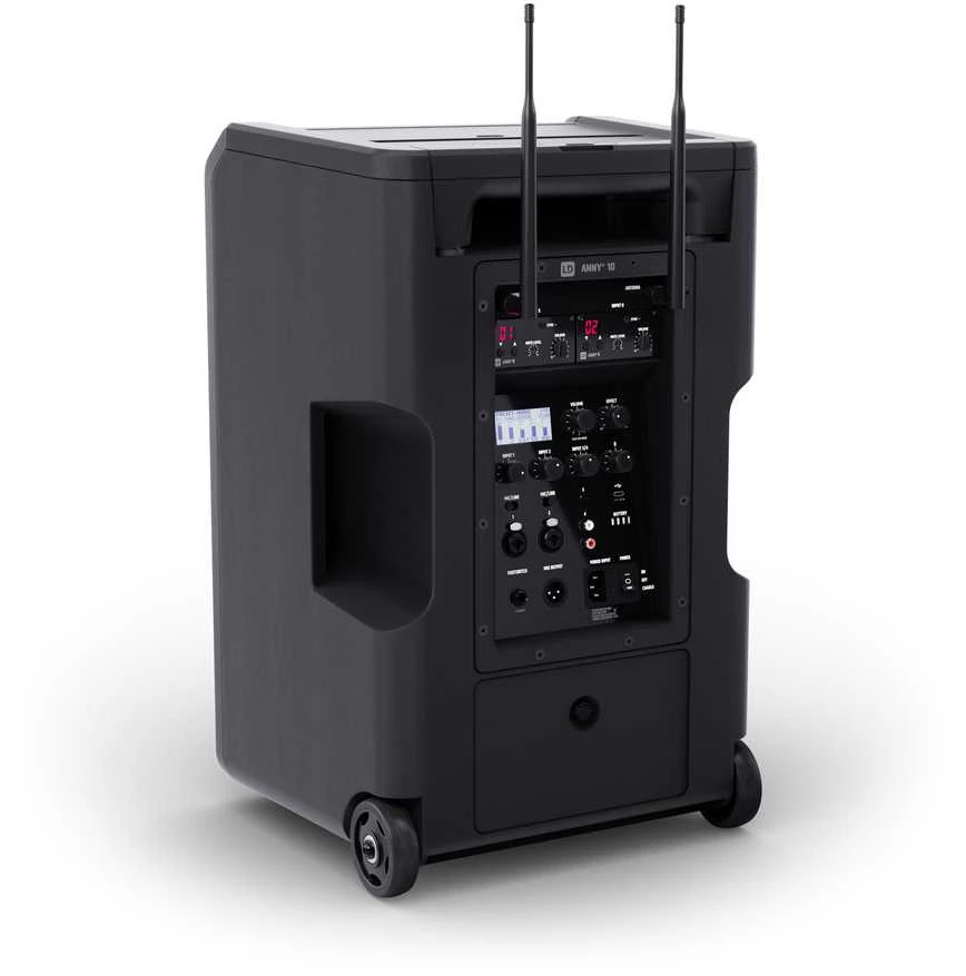 LD Systems ANNY 10 HHD 2 B5 - 10 Portable battery-powered Bluetooth PA System with mixer and 2x wir