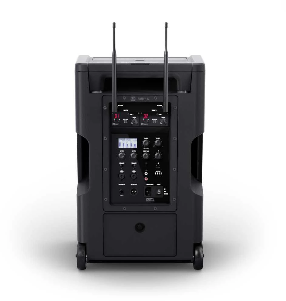 LD Systems ANNY 10 HHD 2 B5 - 10 Portable battery-powered Bluetooth PA System with mixer and 2x wir