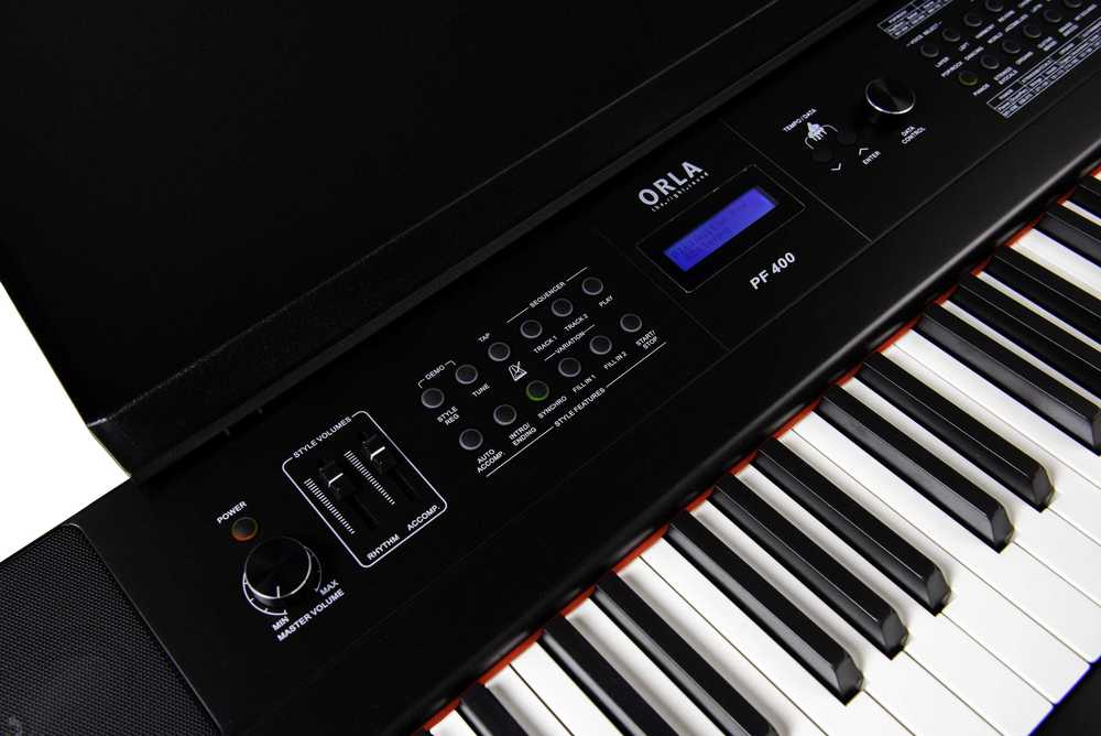 Nešiojamas sk. pianinas ORLA PF400 BK