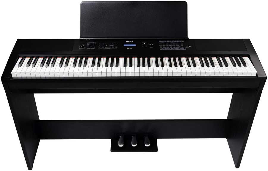 Nešiojamas sk. pianinas ORLA PF400 BK