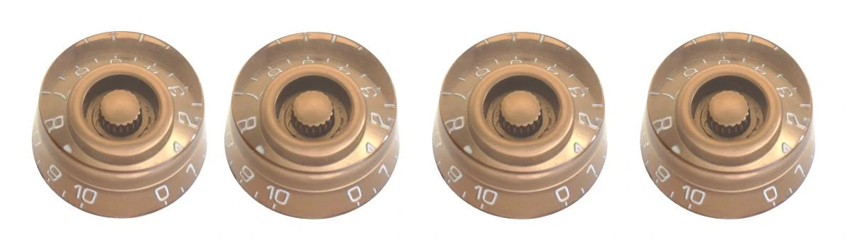 Potenciometro rankenėlės aukso spalvos Stagg SP-KNLP-GDH