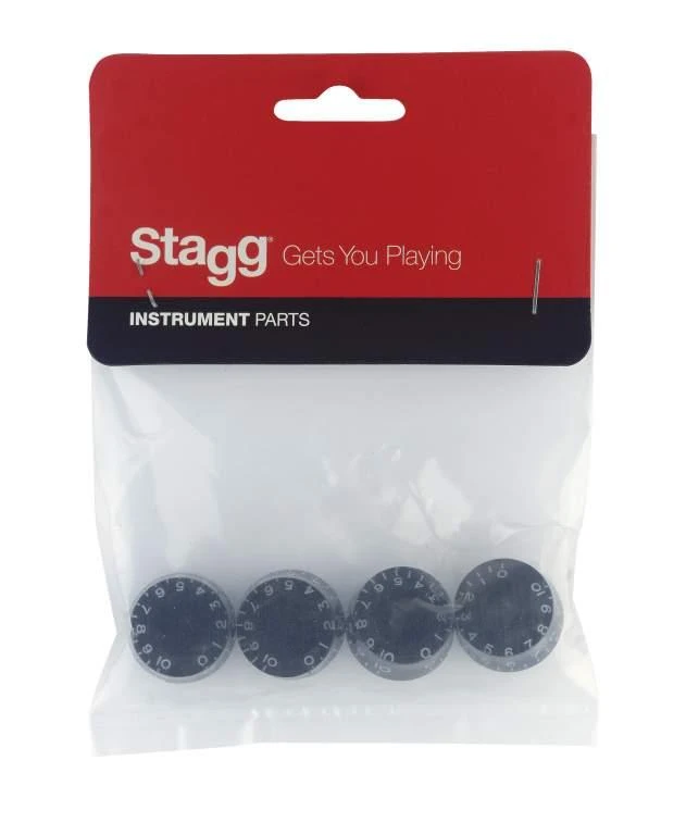 Potenciometro rankenėlės juodos spalvos Stagg SP-KNLP-BKH