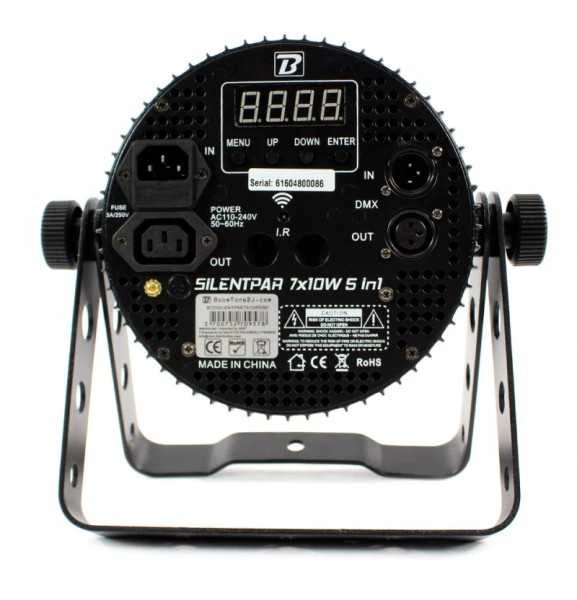 Prožektorius BOOMTONE DJ SILENTPAR 7x10W 5in1