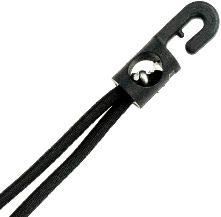 Scenos užuolaidos laikikliai DuraTruss Spannflex 4mm 27cm juodi 25vnt