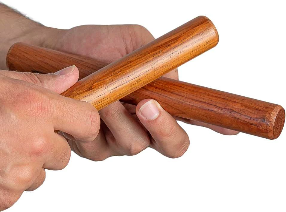 Raudonmedžio toninės lazdelės Sela Rosewood Claves SE 284, 25mm diametro
