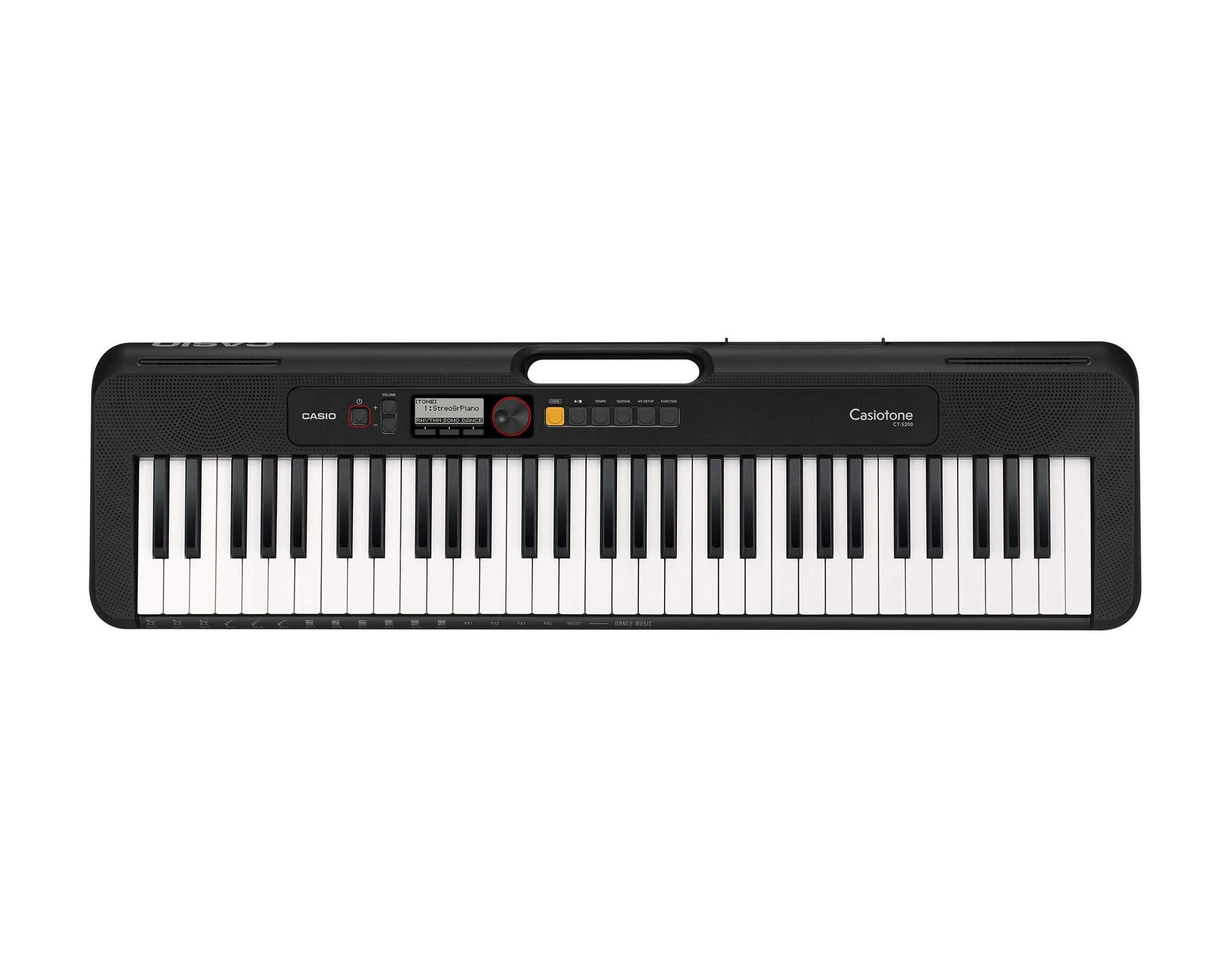 Sintezatorius CT-S200 Casiotone Series Casio, juodas (su adapteriu)