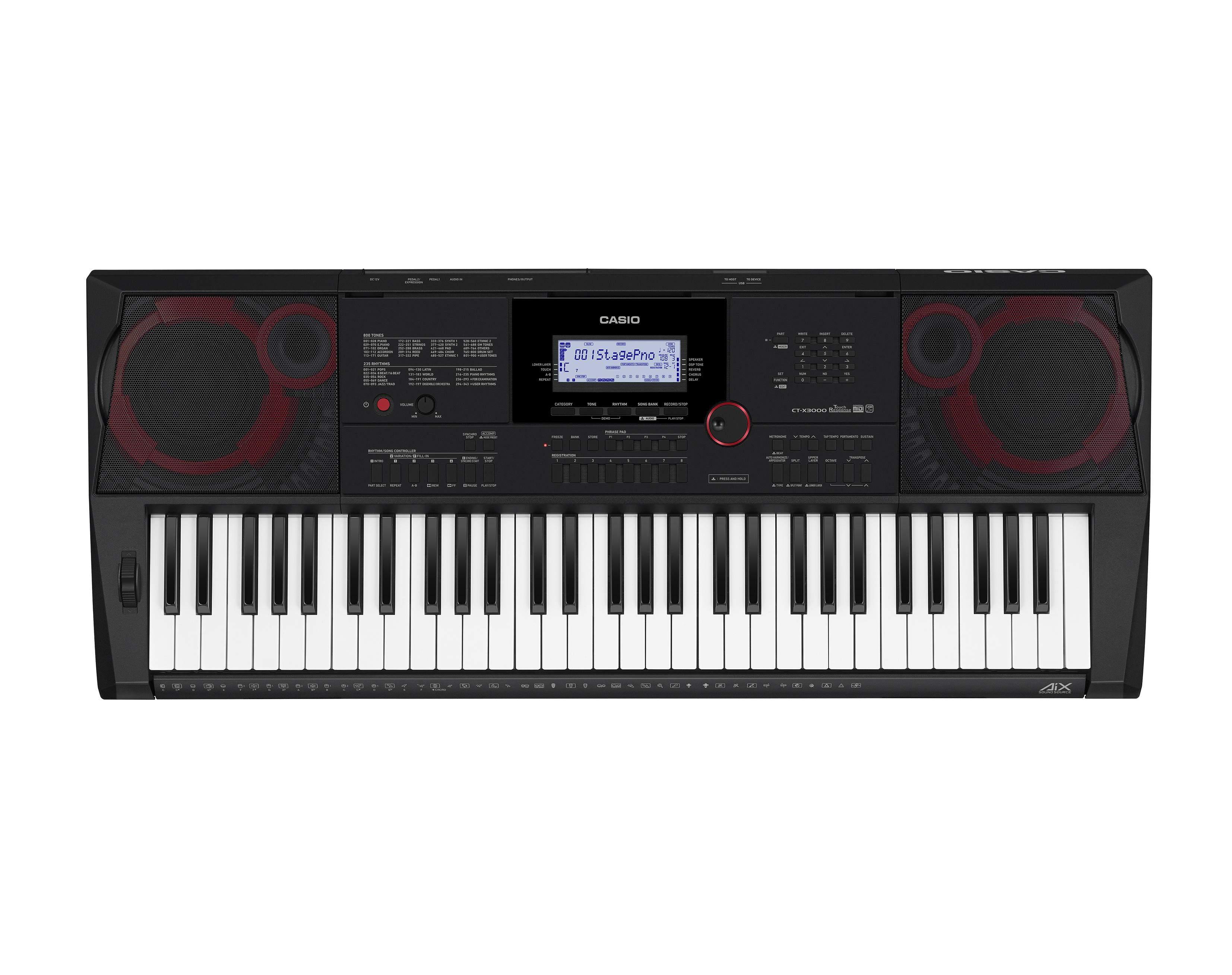 Sintezatorius CT-X3000 Casio su AiX garso varikliuku (su adapteriu)