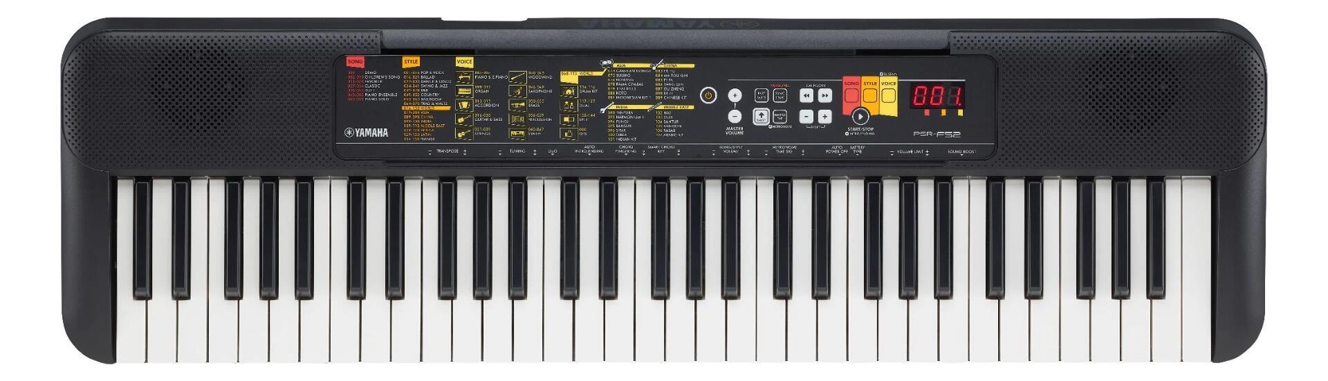 Klaviatūra Sintezatorius Yamaha PSR-F52