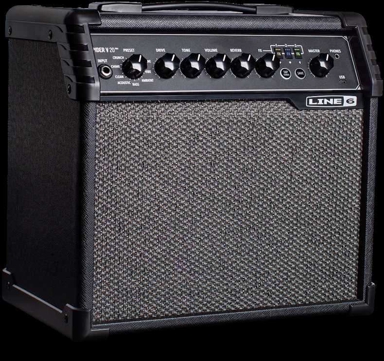 Skaitmeninis stiprintuvas el. gitarai Line6 SPIDER V20 II