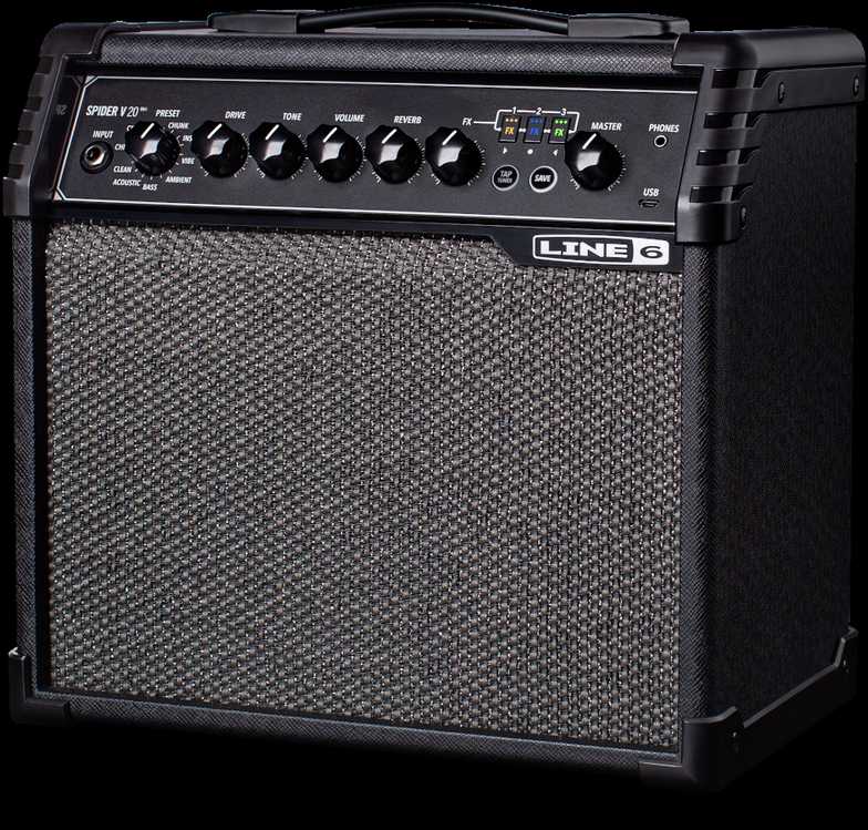 Skaitmeninis stiprintuvas el. gitarai Line6 SPIDER V20 II
