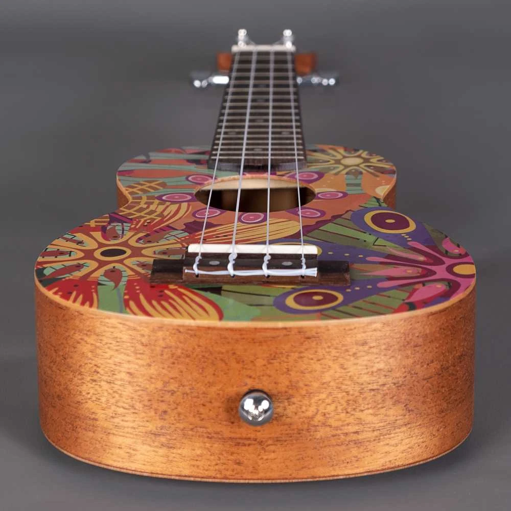 Soprano ukulelė Cascha Art Flowers HH 2603