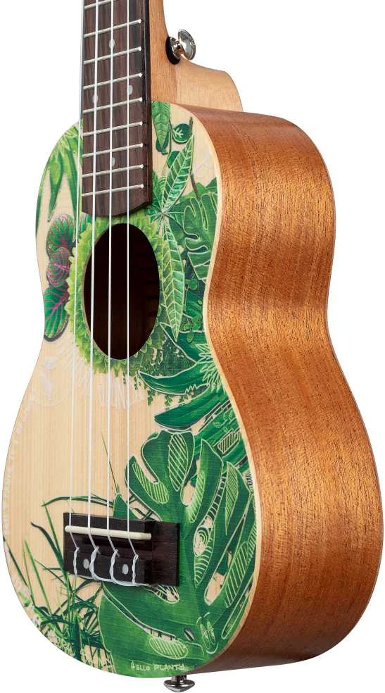 Soprano ukulelė Cascha Art Leafy HH 2602