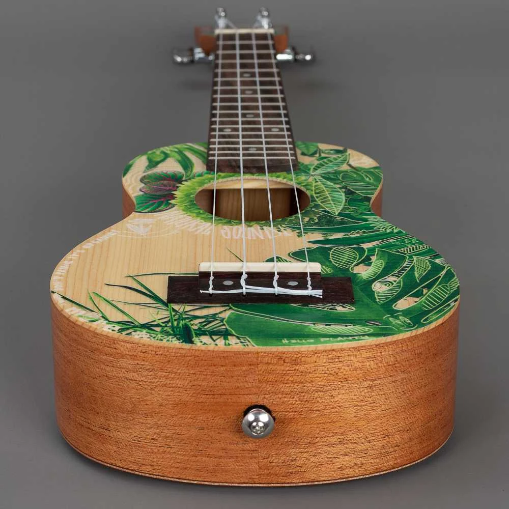 Soprano ukulelė Cascha Art Leafy HH 2602