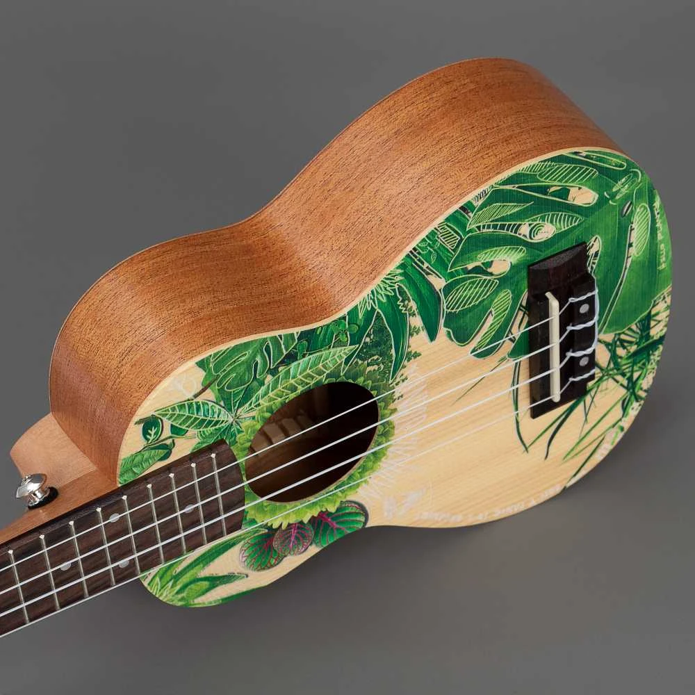 Soprano ukulelė Cascha Art Leafy HH 2602