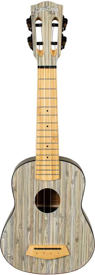 Soprano ukulelė Cascha Bamboo Graphite HH 2315
