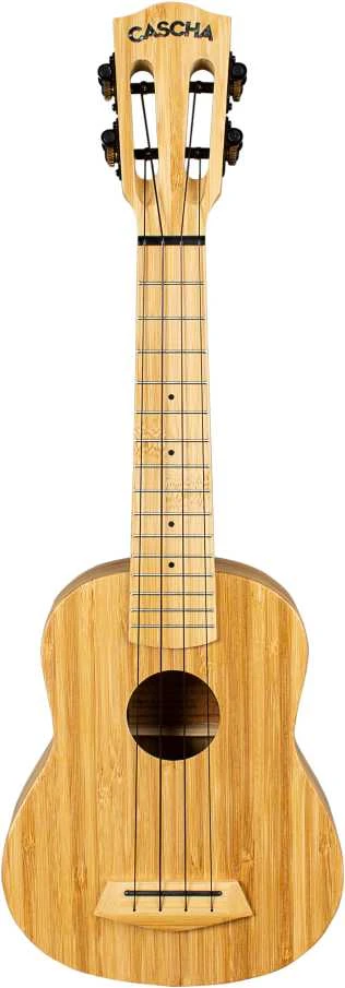 Soprano ukulelė Cascha Bamboo Natural HH 2312