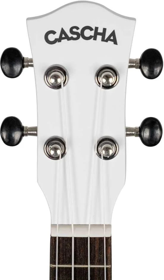 Soprano ukulelė Cascha Linden balta HH 3967