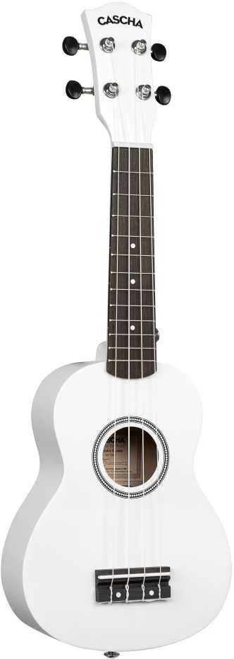 Soprano ukulelė Cascha Linden balta HH 3967