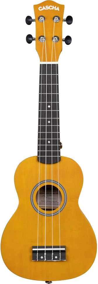 Soprano ukulelė Cascha Linden geltona HH 3964