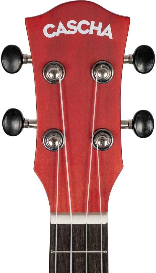 Soprano ukulelė Cascha Linden raudona HH 3961